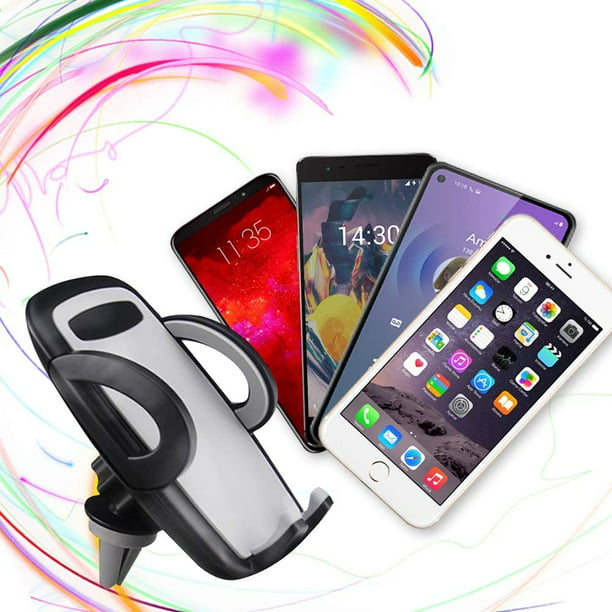 Car Phone Mount,Universal Smartphone Car Air Vent Mount Holder Cradle for iPhone Xs XS Max XR X 8 8 Plus 7 7 Plus SE 6s 6 Plus 6 5s 5 4s 4 Samsung Galaxy S6 S5 S4 LG Nexus Sony and More 